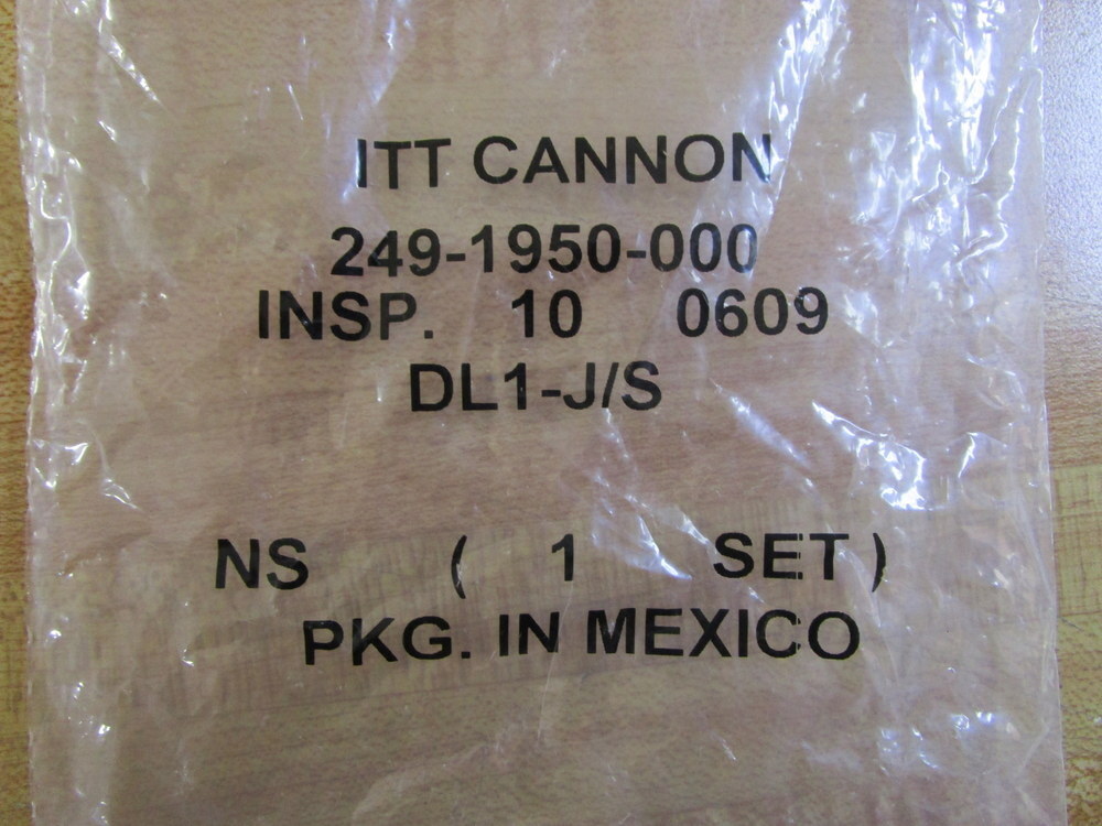 ITT Cannon 249-1950-000 Junction Shell Kit DL1-J/S