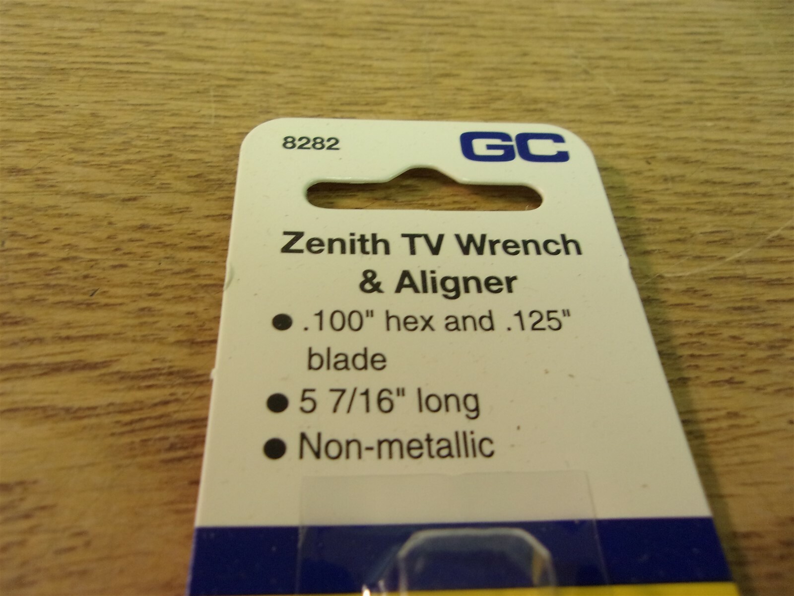 NEW Zenith TV Wrench & Aligner 8282 Non Metallic .100″ Hex .0125″ Blade