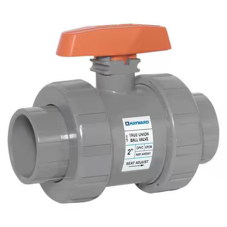 Hayward Flow Control Tbh2200aste0000 Ball Valve, True Union, 2″, Cpvc/Epdm,