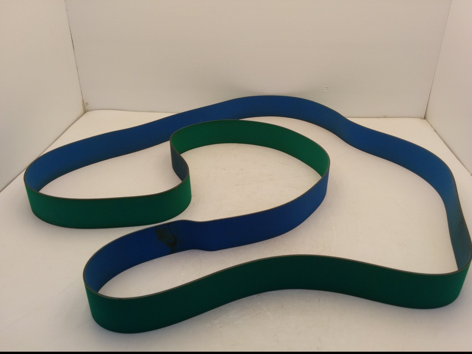 GREEN/BLUE ENDLESS FLAT BELT, 40mm x 2350mm, NNB