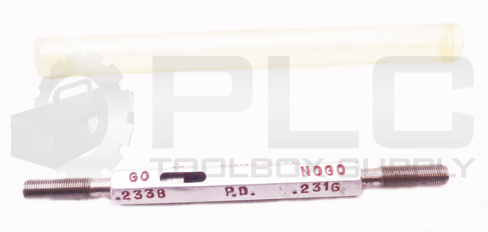 NEW ATLAS 1/4-40UNF-3A THREAD PLUG GAGE GO PD.2338 NOGO PD.2316