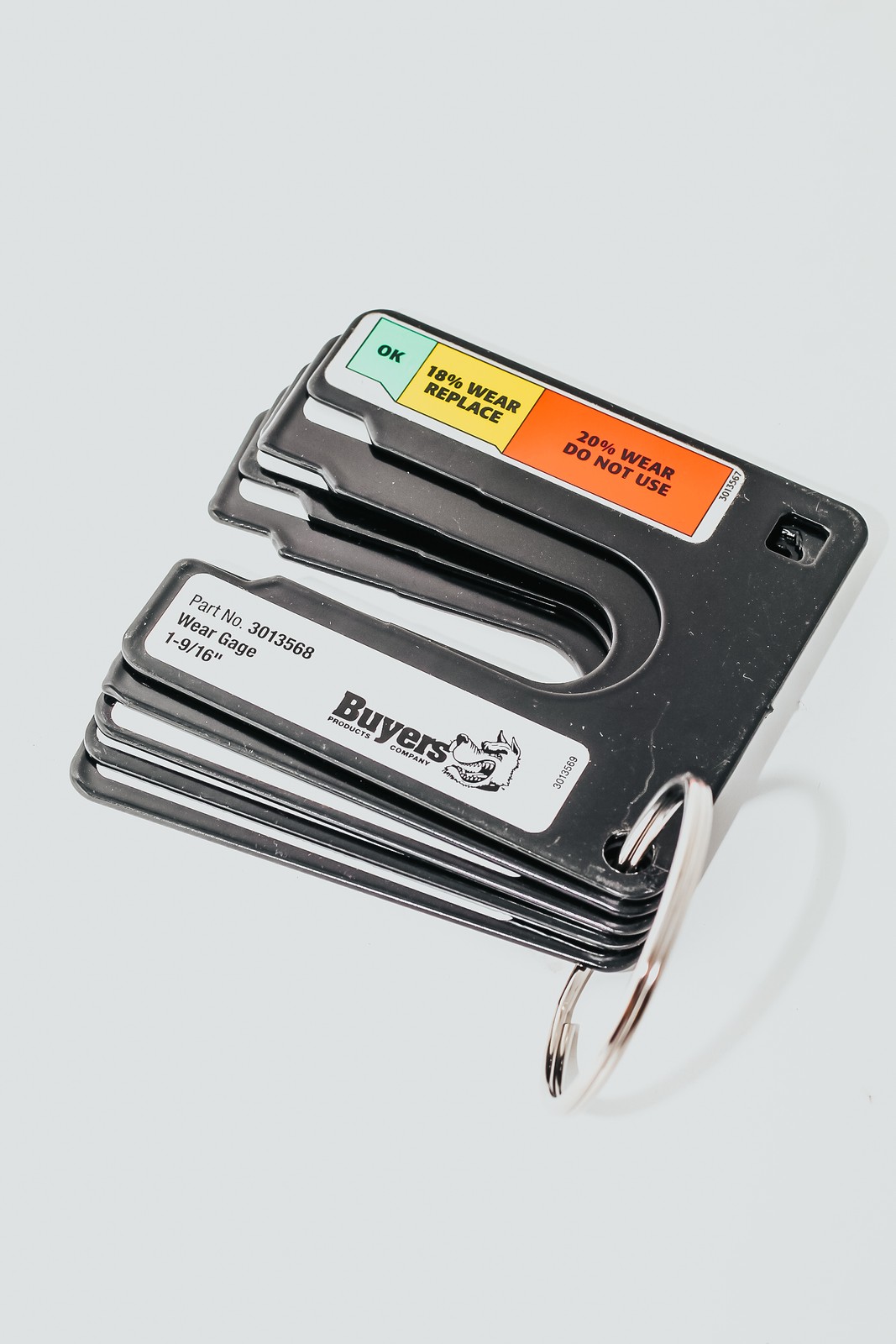 Buyers Products 3013872 Lunette Ring/Towbar Eye Wear Gauge Set – 5 Cards