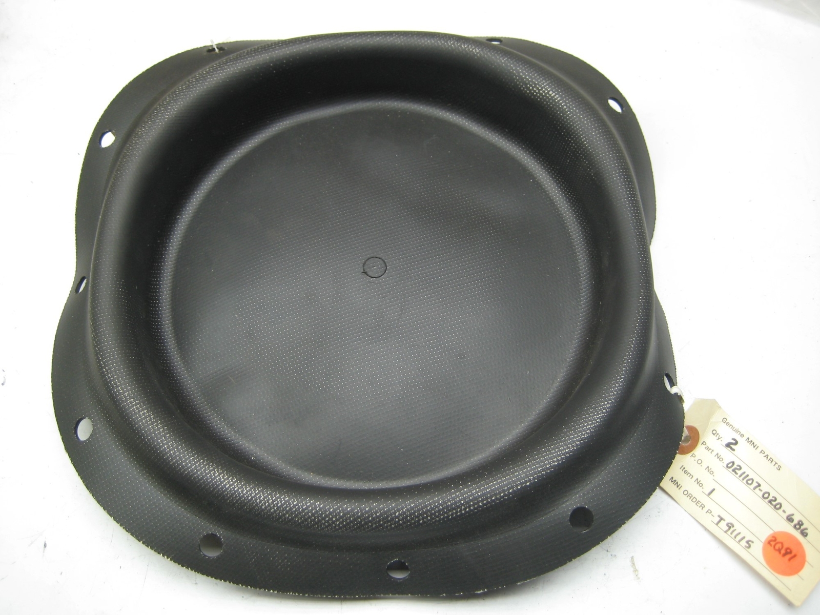 INDUSTRIAL SPARE 021107-020-686 RUBBER DIAPHRAGM NSNP