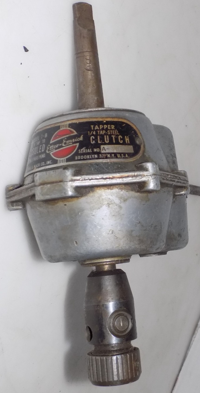 ETTCO-EMRICK MODEL 1-B TAPPER NO.6 TAP TO 1/4″ TAP STEEL CLUTCH OIL COOLED