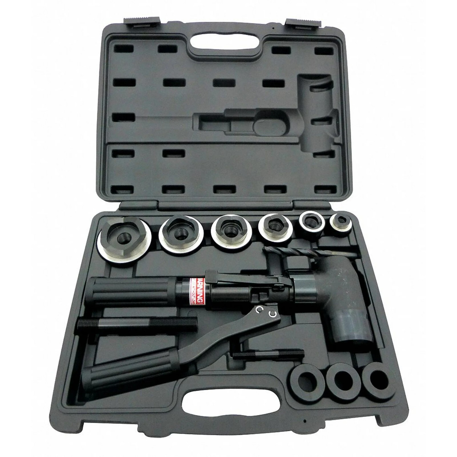 Westward 39CE85 13 Piece Hydraulic Punch Driver Set, 11 Ga.