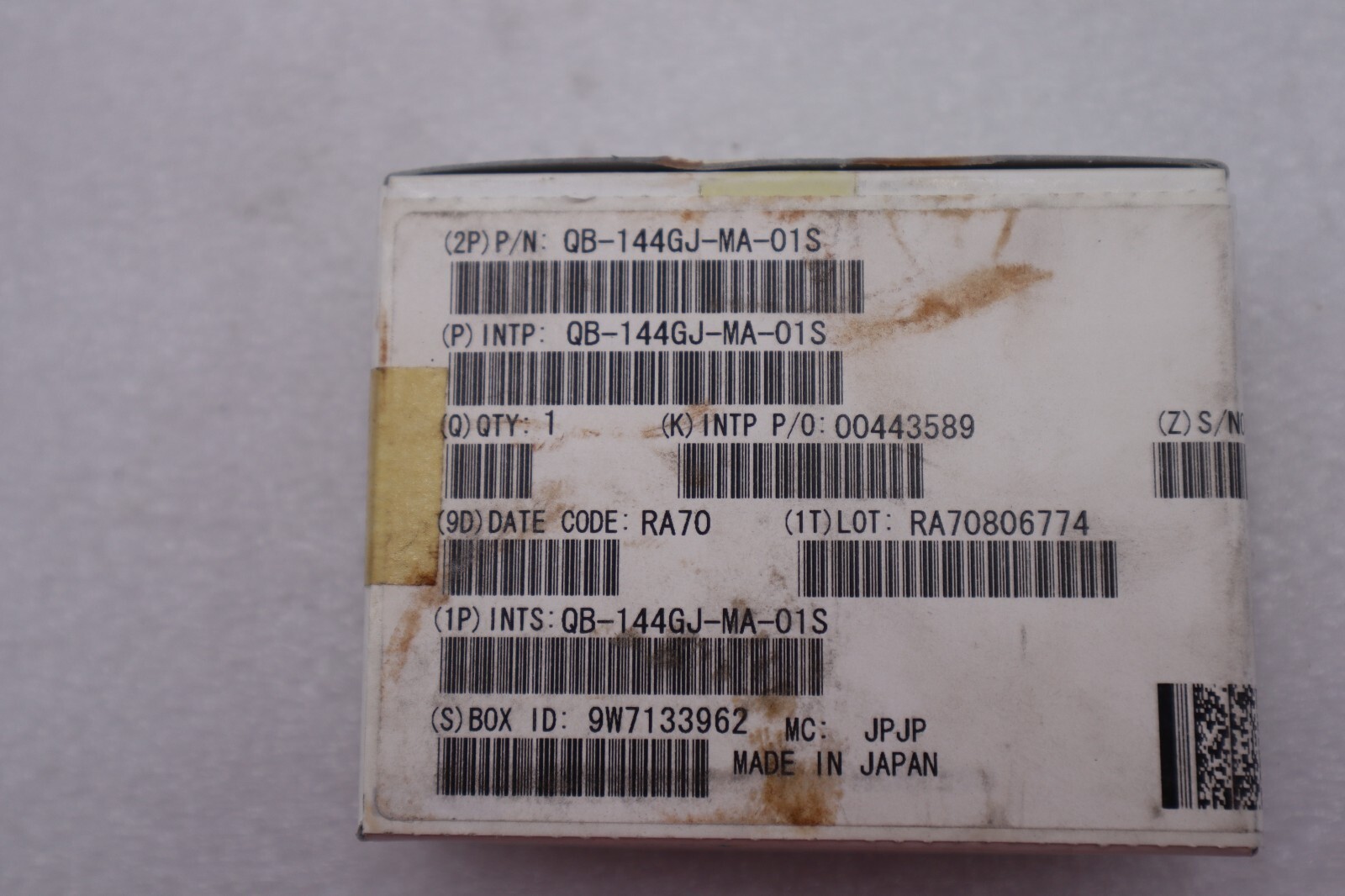 NEW NEC ELECTRONIC QB-144GJ-MA-01S FREE SHIPPING STOCK #2706