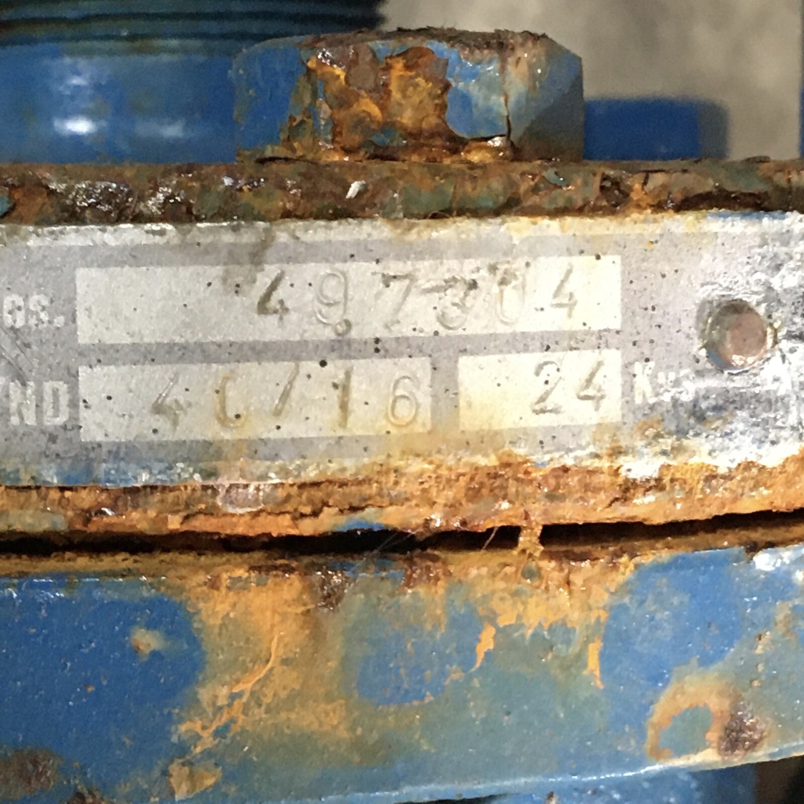 PLEIGER GG20 1VZ-0 ACTUATED FLANGED GLOBE VALVE