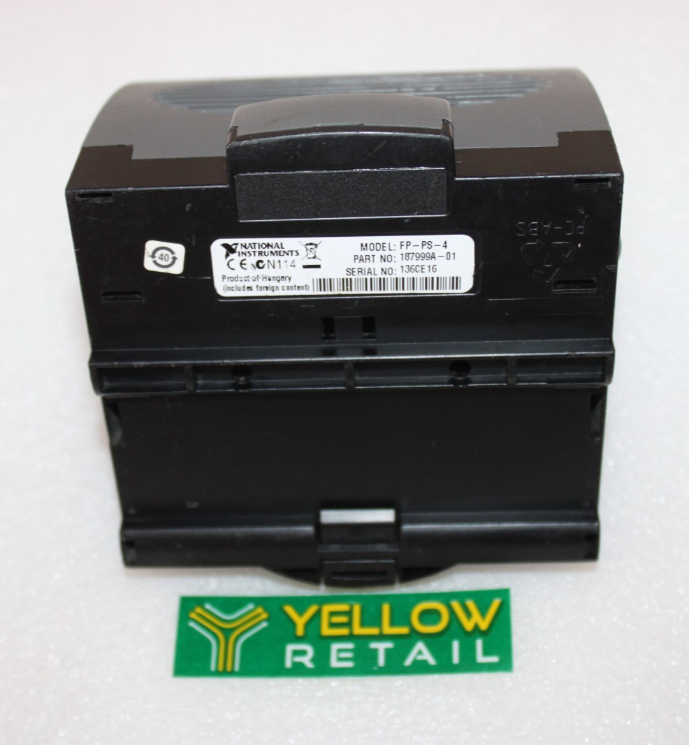 NATIONAL INSTRUMENTS FP-PS-4 FIELDPOINT 24 VDC POWER SUPPLY MODULE 187999A-01