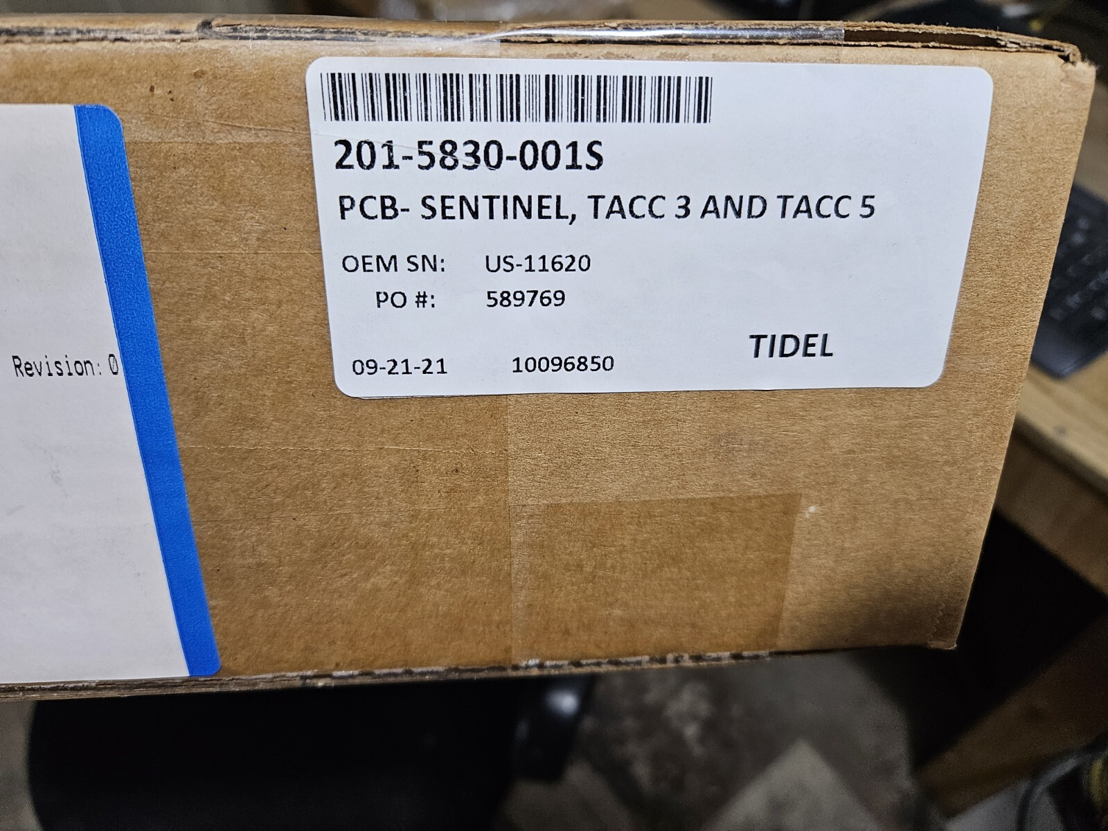 Tidel TACC Timed Access Cash Controller Parts Assembly Board 201-5830-001-S