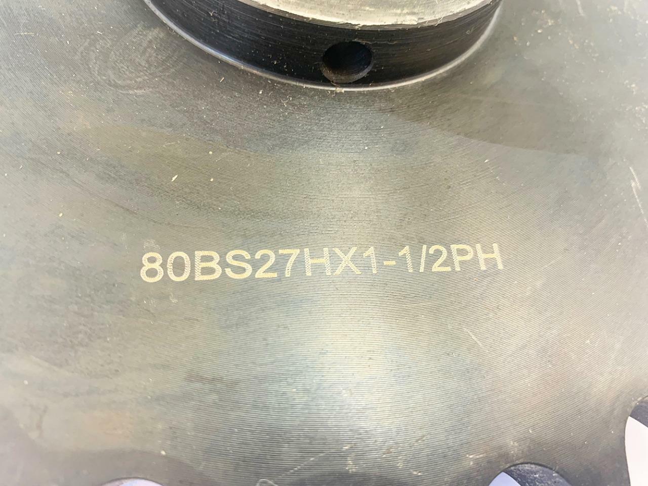 Martin 80BS27HX1-1/2PH Roller Chain Sprocket NEW FREE FAST SHIP