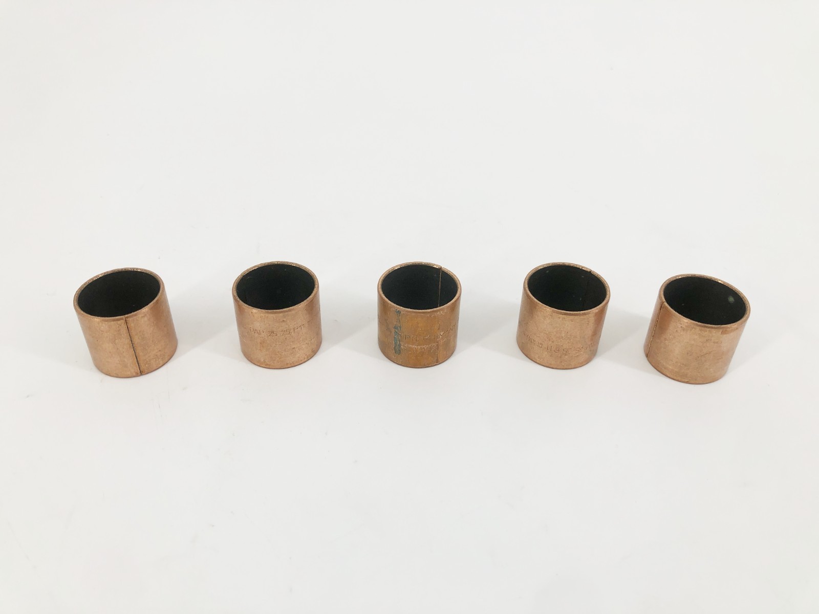 Lot of 5 New Split Bronze Bushings 25x28x25mm – No Box