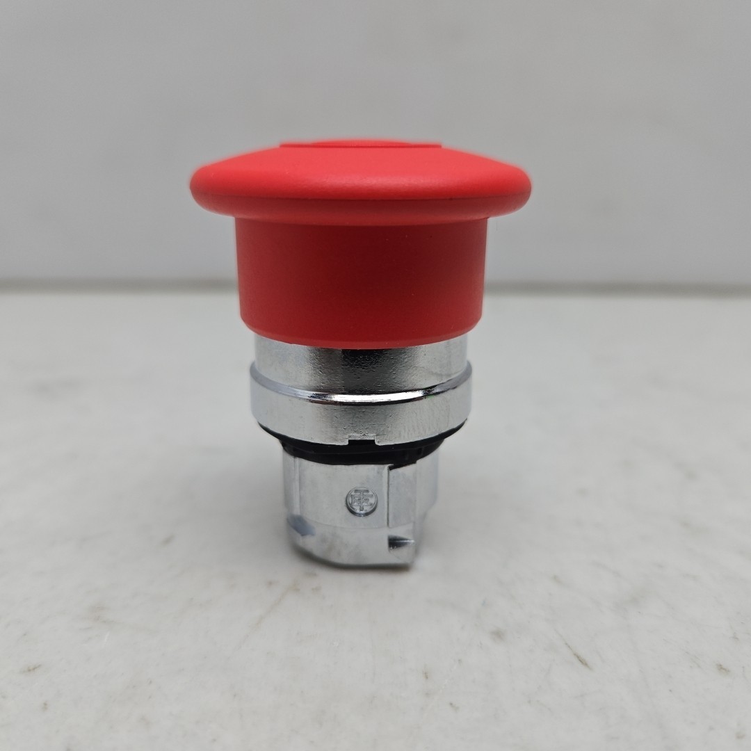 2 Pack Telemecanique ZB4BT4 Emergency Stop Push Button 22mm New Lot of 2