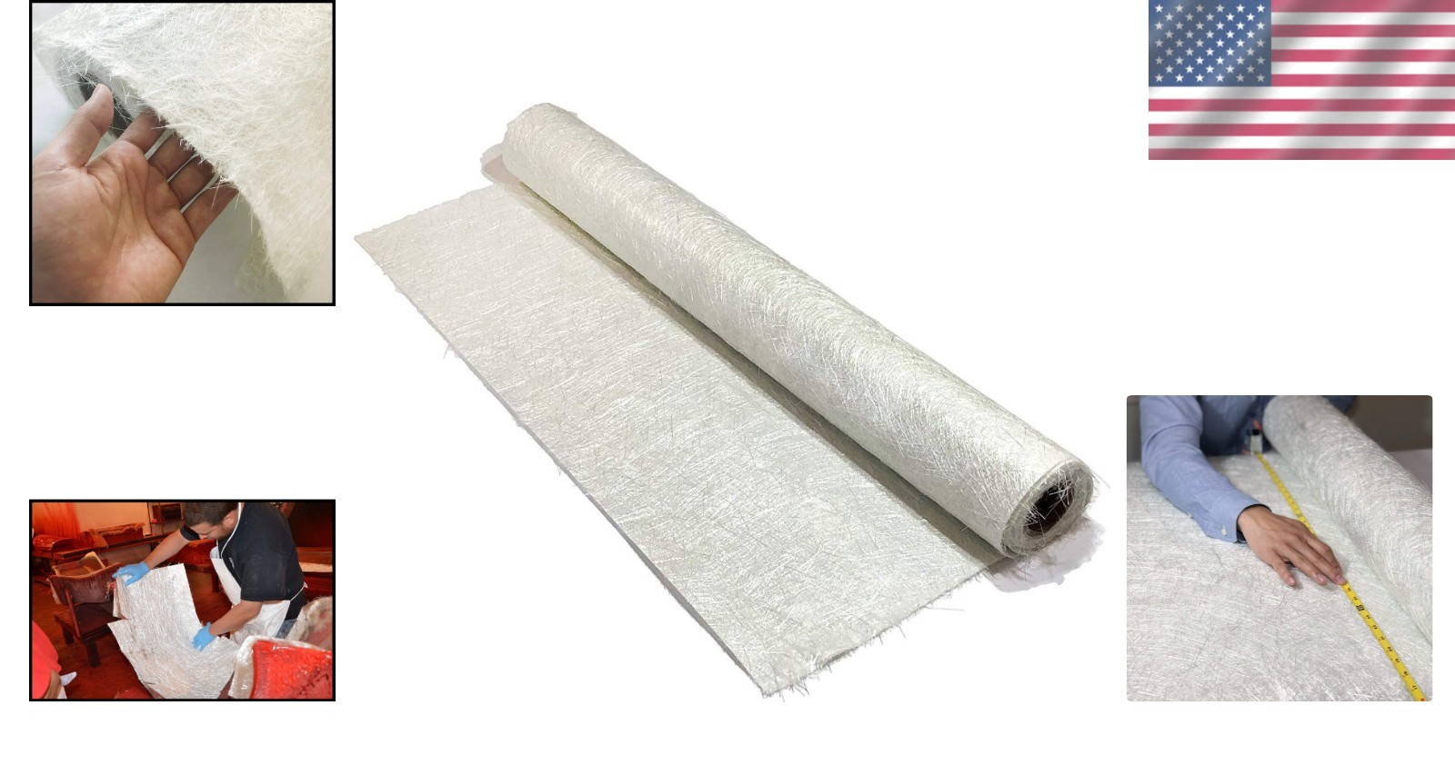 Fiberglass Chopped Strand Cloth, 1.5 oz, 50in x 10yd – Versatile Reinforcement