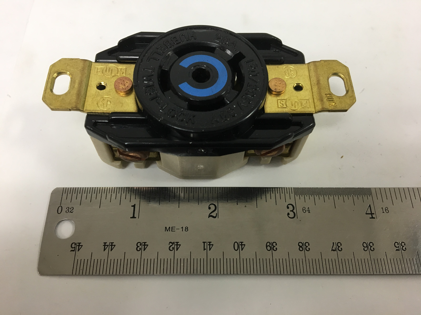 HUBBELL 2510A RECEPTACLE HBL2510A 4 POLE 5 WIRE