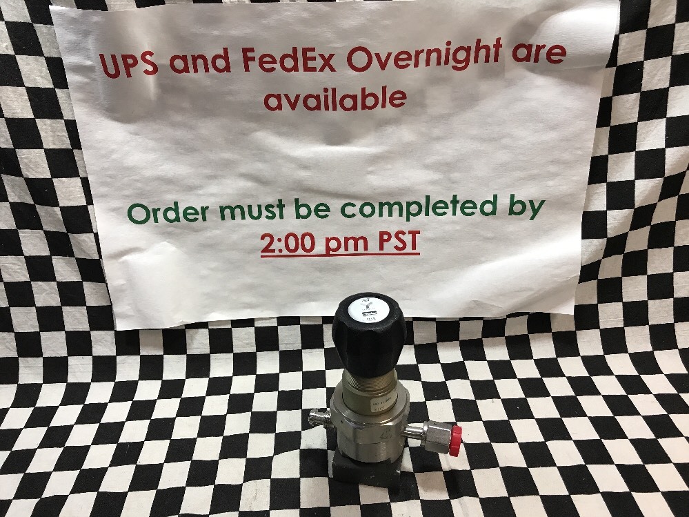 Veriflo REGULATOR 1/4″ M/F VCR, QR4003SK2PFSFM, 4000 Psi, SHIPSAMEDAY#1471C5