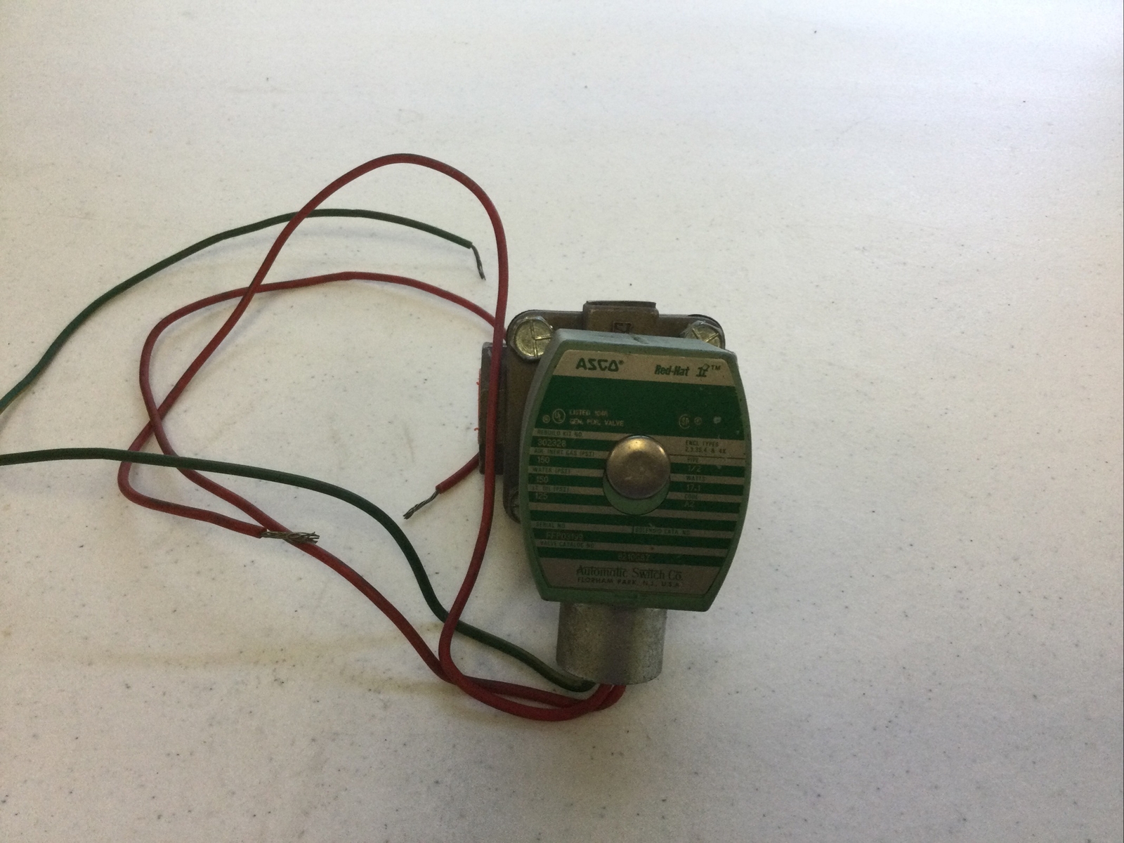 ASCO RED-HAT SOLENOID VALVE 8210G87 1/2’NPT 150 PSI 120 VAC, FREE SHIPPING