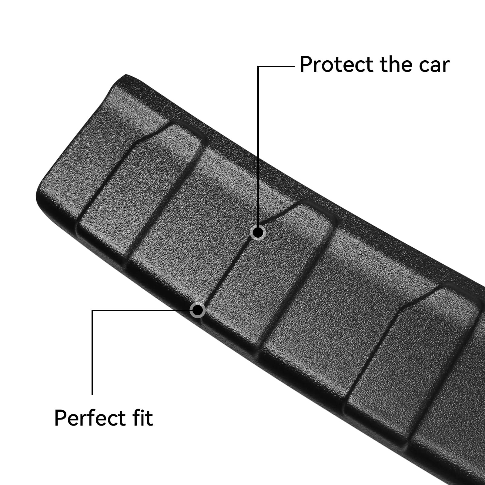 Rear Bumper Protector for Toyota Highlander 20142019 | Durable ABS Guards