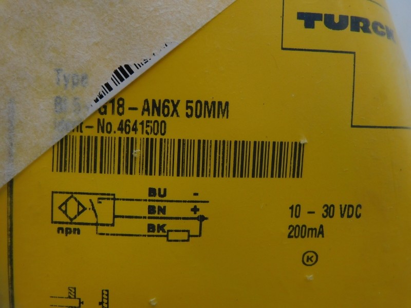 TURCK BI5-G18-AN6X 4641500 50MM 10-30VDC NSMP