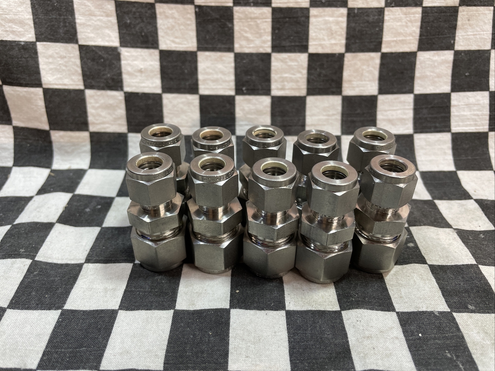 10x SWAGELOK SS-810-6-6, SS81066, Reducer UNION 1/2″ X 3/8″, SHIPSAMEDAY #126A9