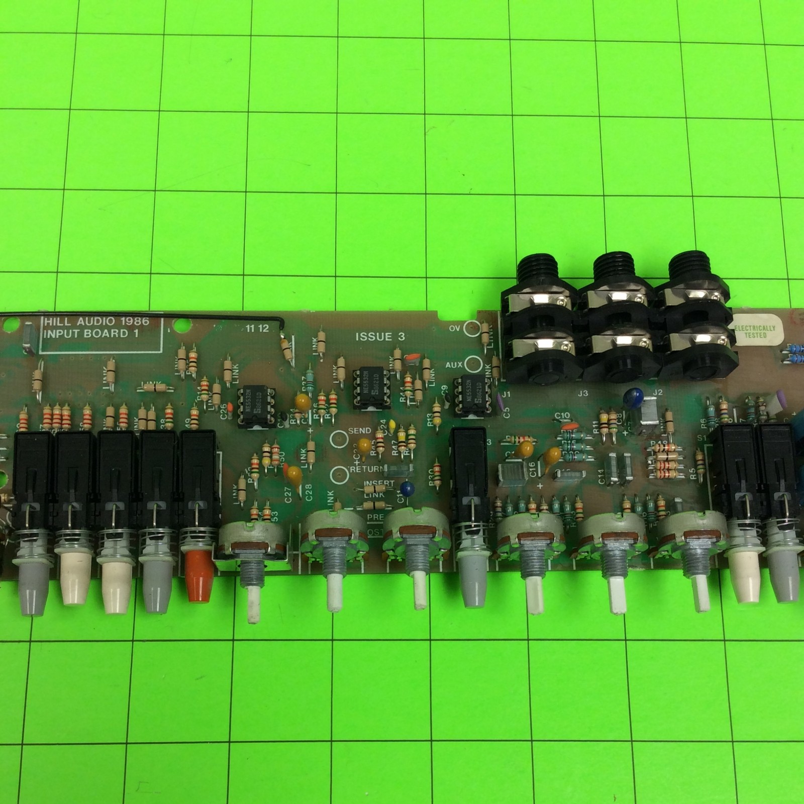 Hill MM1X Audio Mixer Input Board 1 (3 Ports)