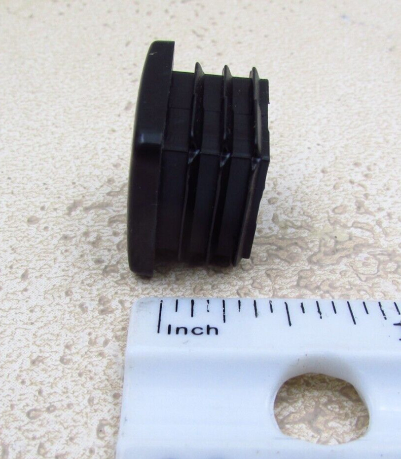 QTY 8 Black 3/4″ Inch, 16-20 Gauge Square Tube End Cap Plastic Insert Plugs