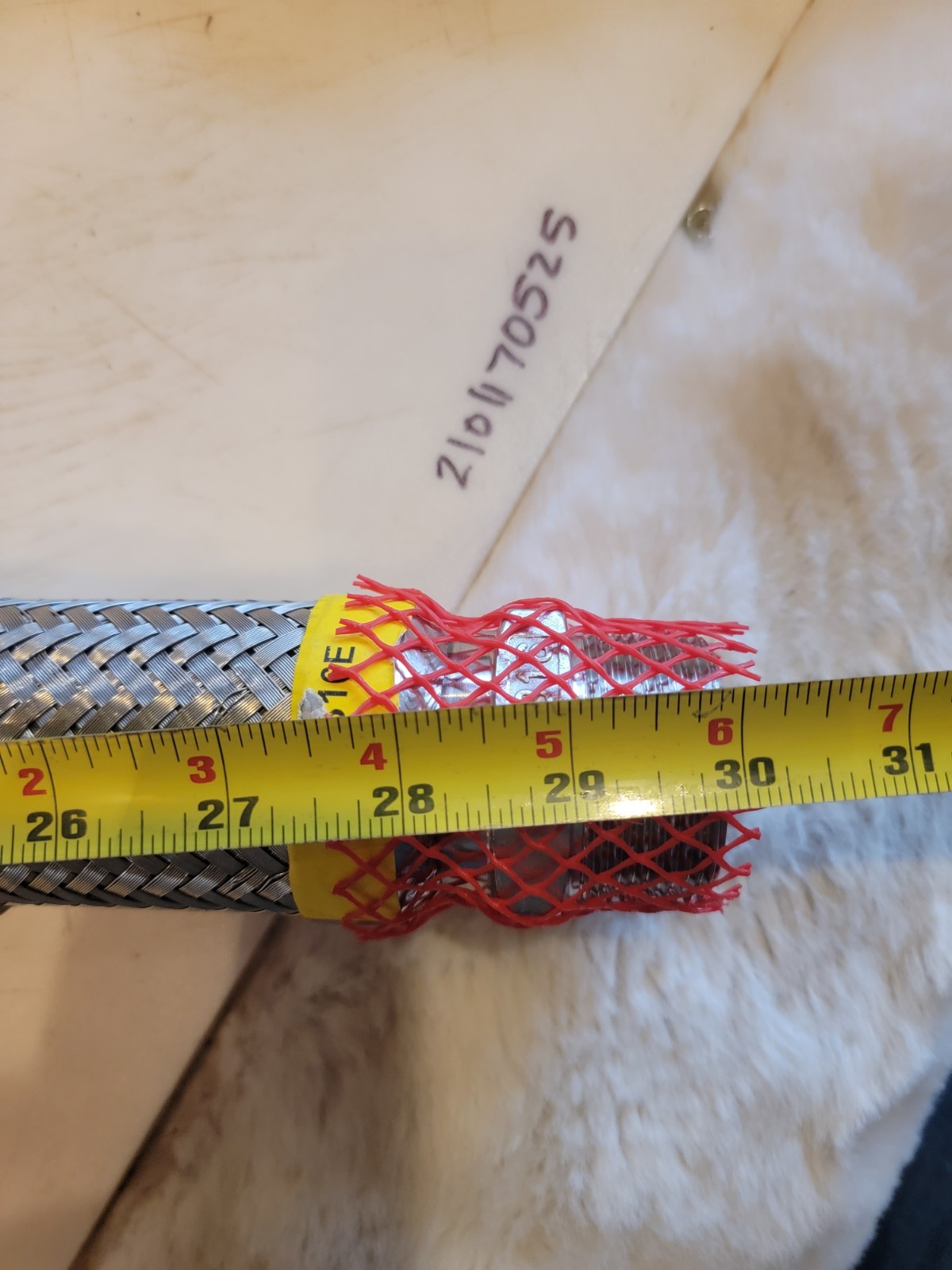 Hose Master CA316A Flexible Metal Hose 1-1/2″ x 30″, 1 Male End, 1 Female. New