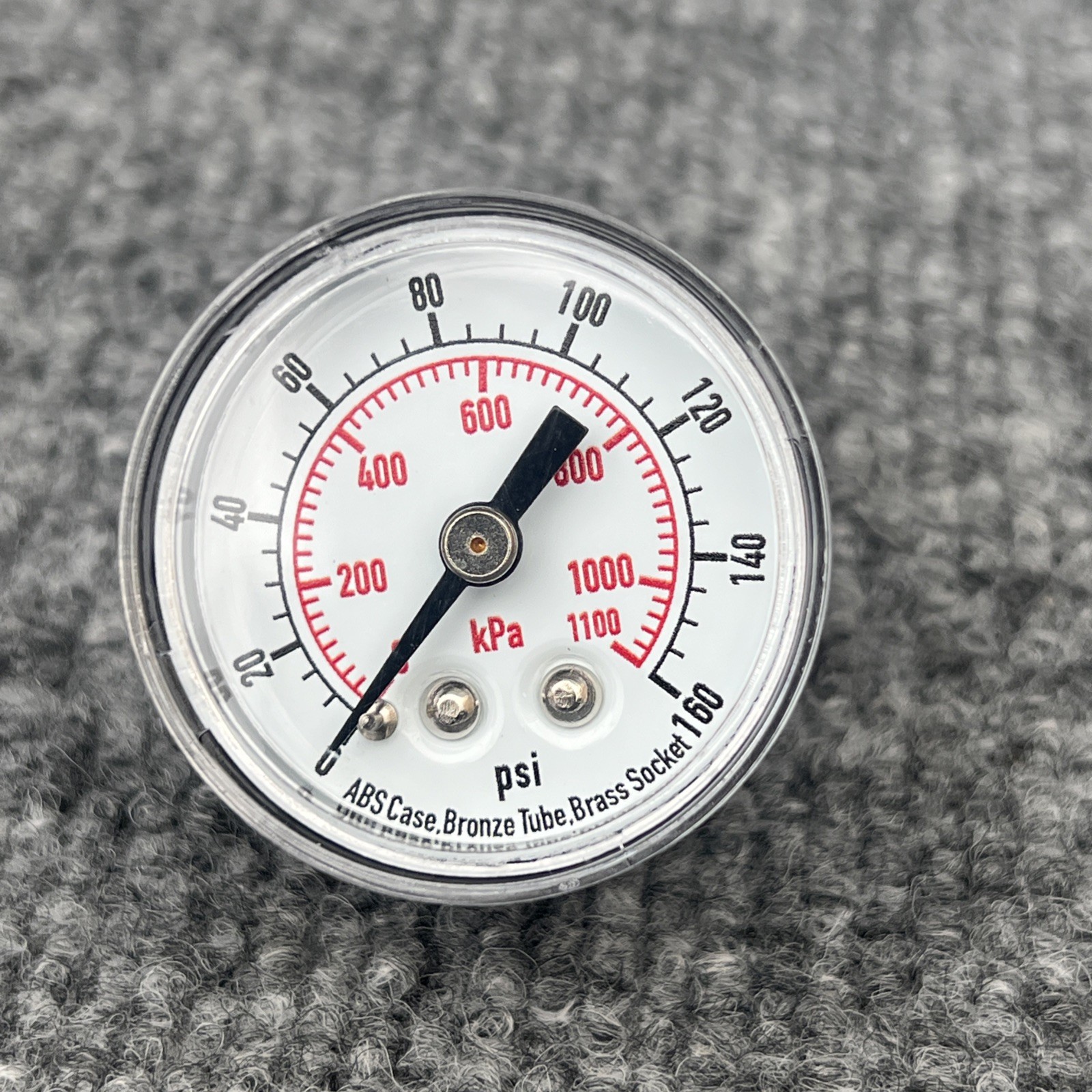 Grainger 4FLZ8B Pressure Gauge 0- 160 psi 1-1/2″ Dia New Other