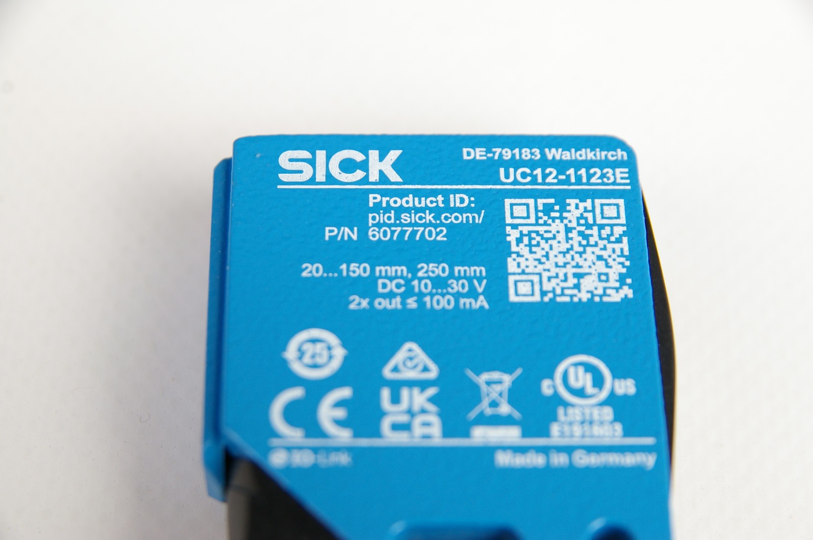 Sick UC12-1123E 6077702 Ultrasonic Sensor