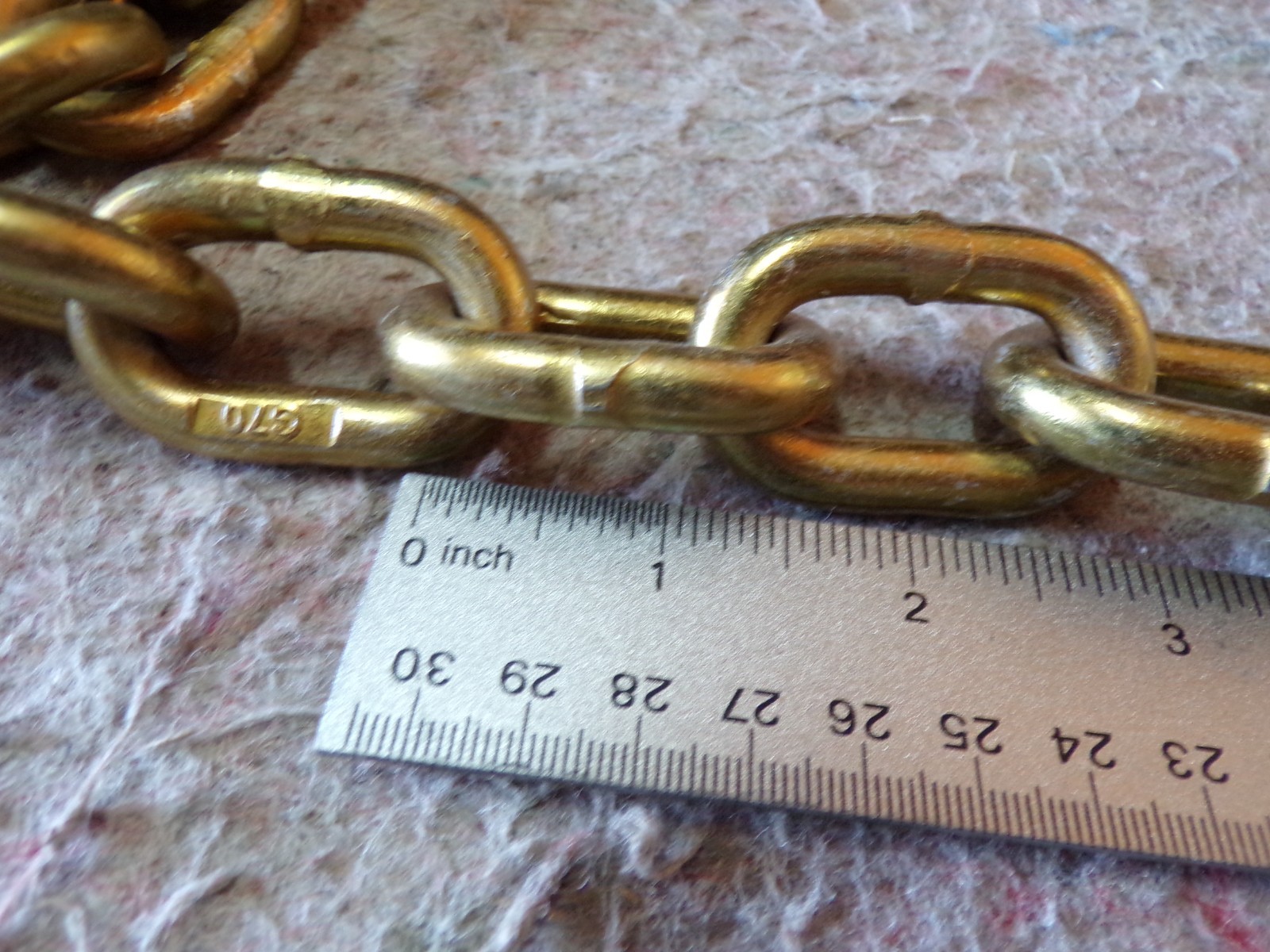 30′ Binder Chain Tow Chain Tie Down Flatbed Truck Trailer with hook ends @hS