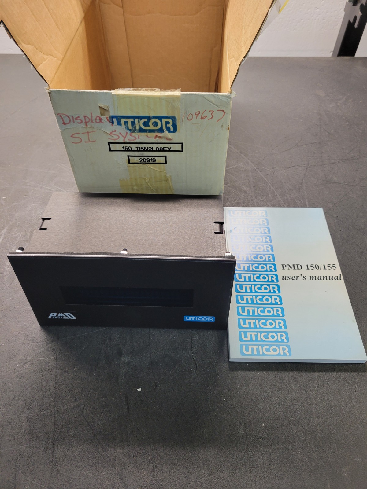 Uticor PMD150/155 Display.