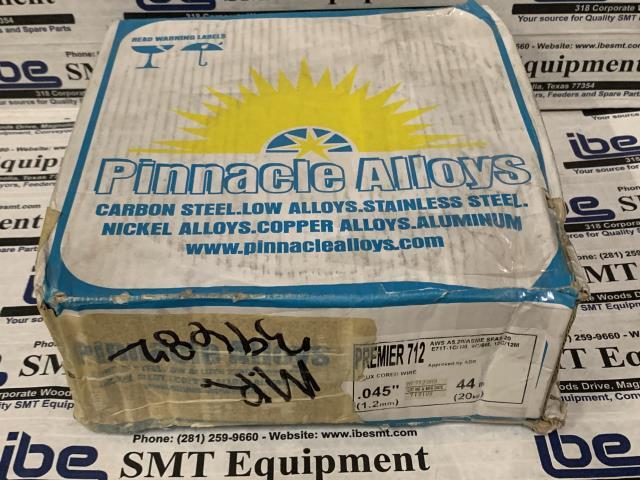 NEW Pinnacle Alloys 44LB Flux Cored Welding Wire – PREMIER712 .045 w/Warranty