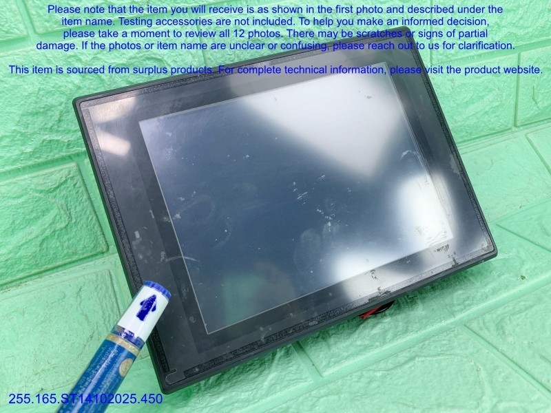 KEYENCE VT3-V8 Color Touch Panel HMI as in photos, sn:123N, DHL.