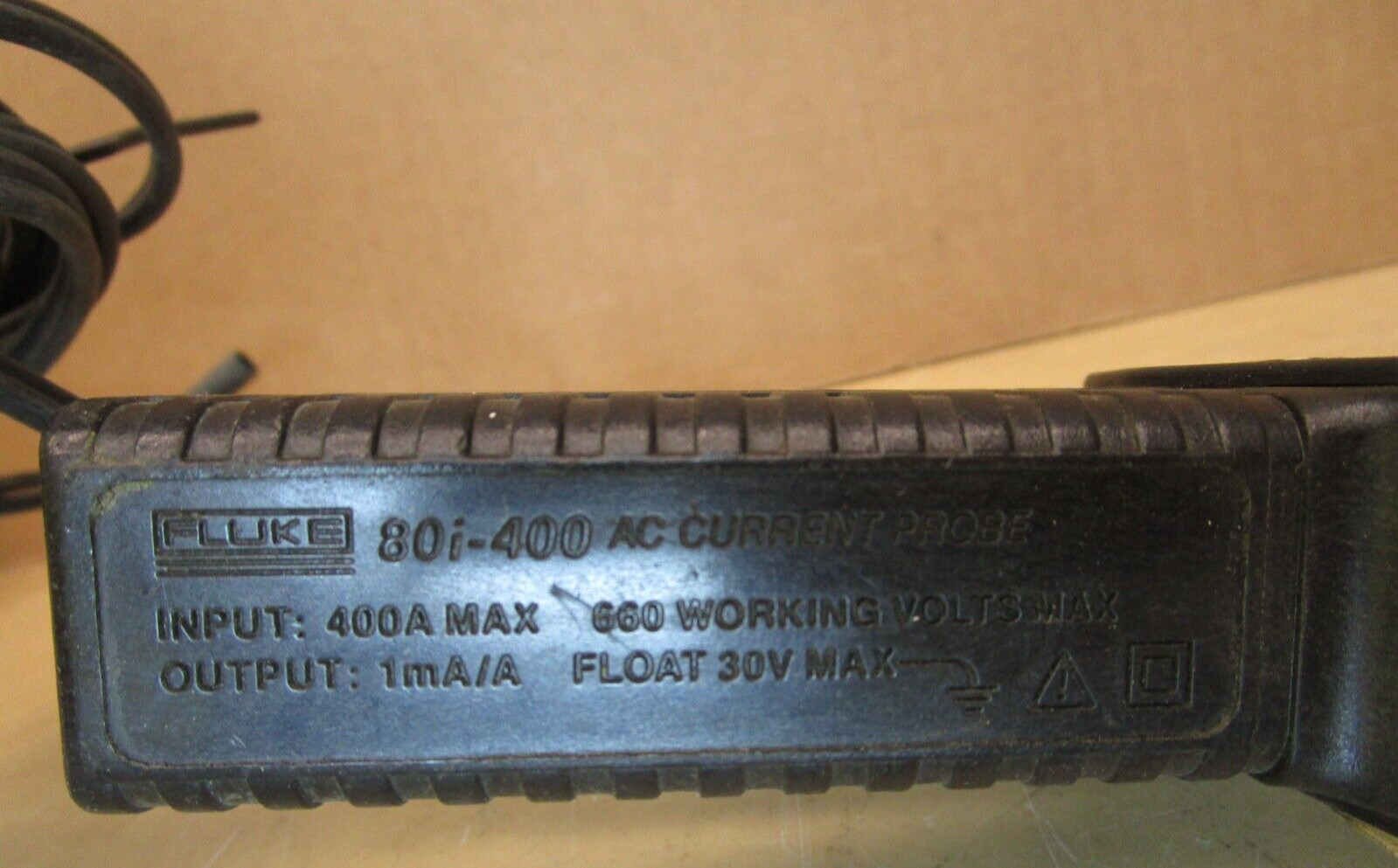 Fluke 80i-400 AC Current Probe 400A Max 660V Max 1mA/A 30V Max Float 1316OMF