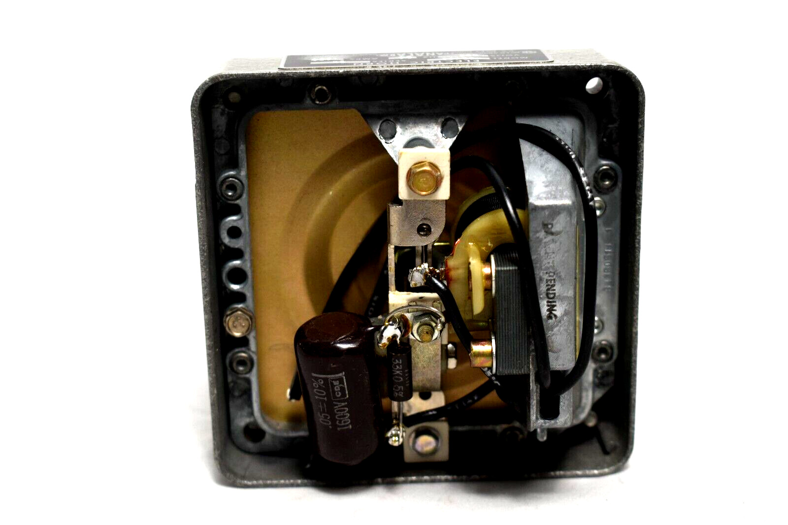 Riley Co HSD450 450-125-30 Signal Electric Horn Gray 125V DC, .050A