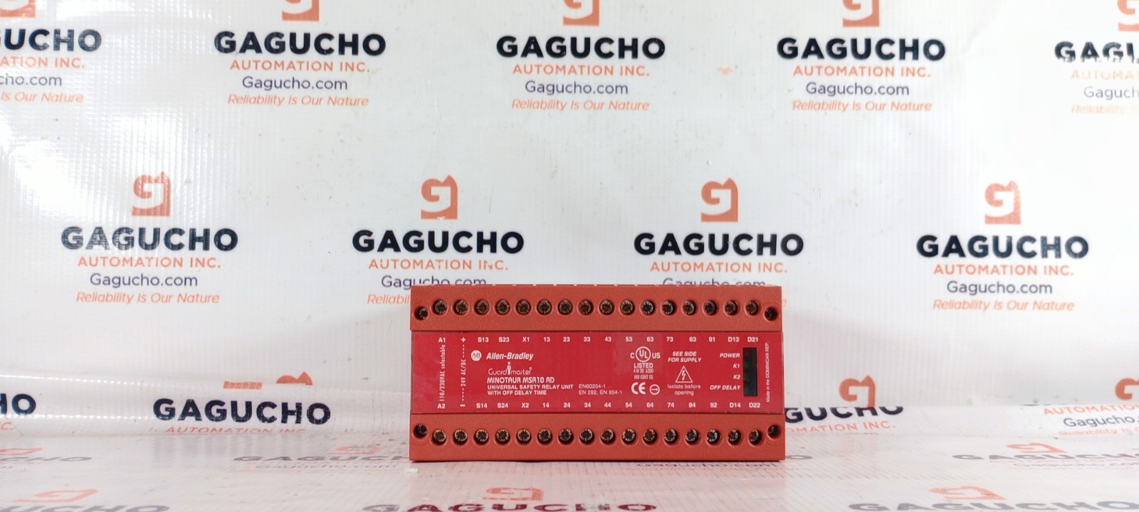 SURPLUS ALLEN-BRADLEY 440R-G23029 SER.A 24V AC DC SAFETY RELAY RELAY