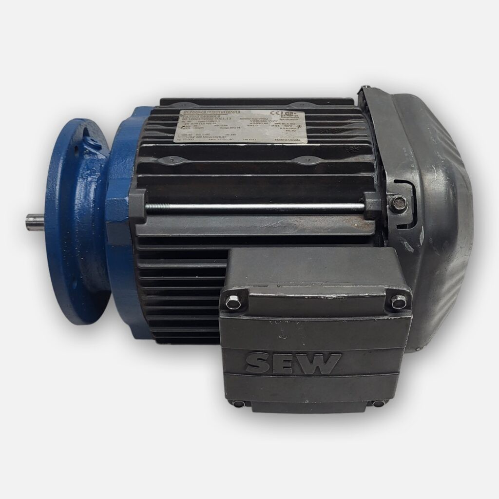 SEW EURODRIVE FA77/GDRE90L6 GEAR MOTOR 1HP 0.75kW 1180RPM RATIO: 188.40