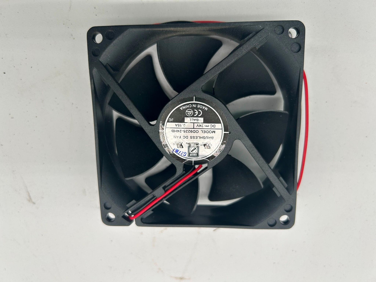 1 lot of 7 Orion Fans OD9225-24HB DC Fan, 24V, 53CFM