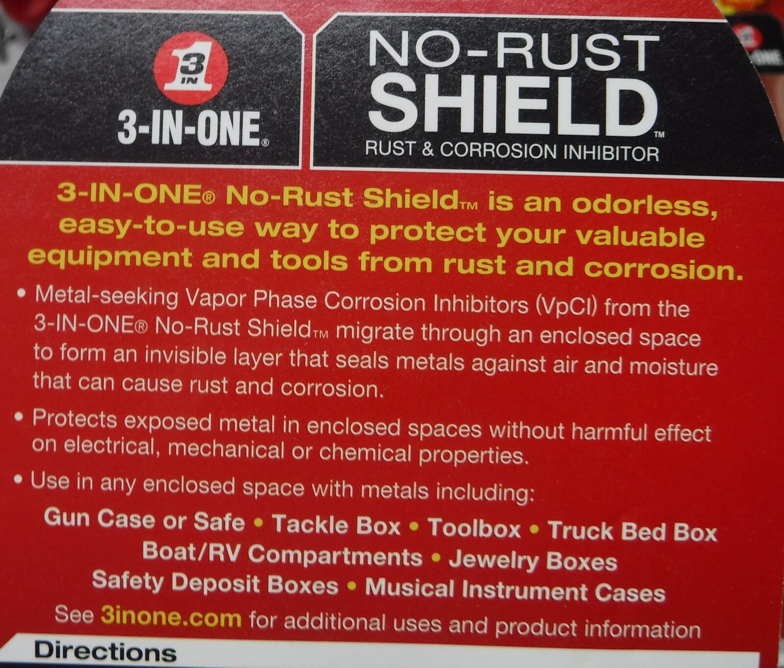 3-IN-ONE NO-RUST SHIELD LOT OF 5 NEVER OPENED FREE SHIPPING