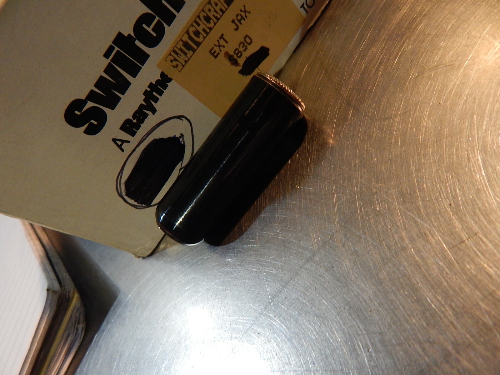NEW Switchcraft 830 Inline .250 TRS Microphone Jack Collins Drake 1/4