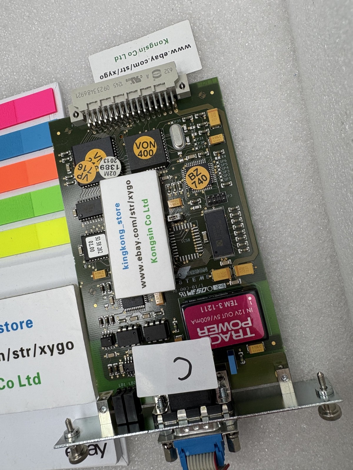 5058282 PDP-TP MICRO DESIGN SYSTEMS 98-003-01/1 PROFIBUS DP BOARD CARD C