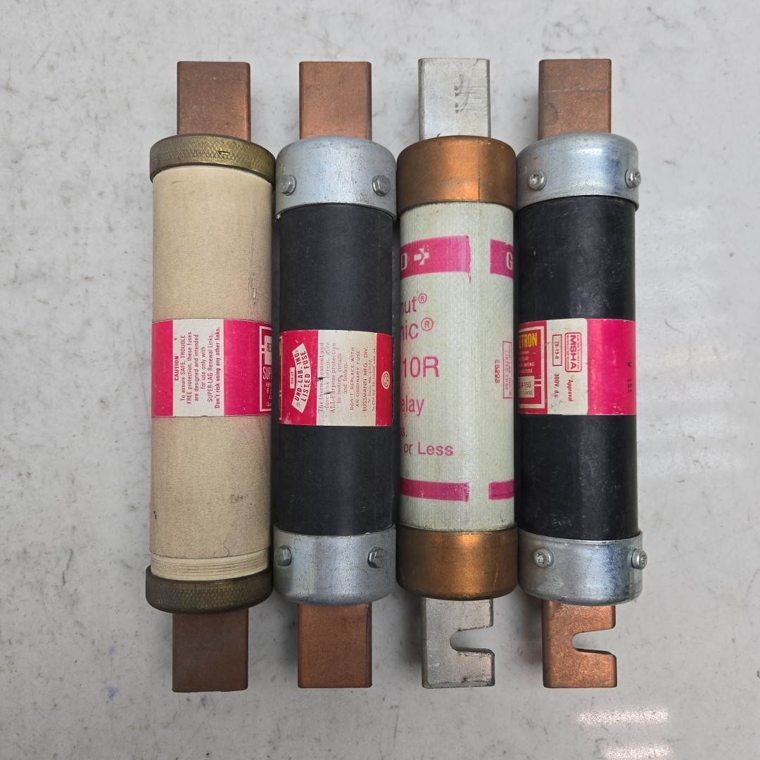Mixed Lot of 4 K5 Fuses TRS110R FRS125 FRS-R-150 RES200 110A 125A 150A 200A