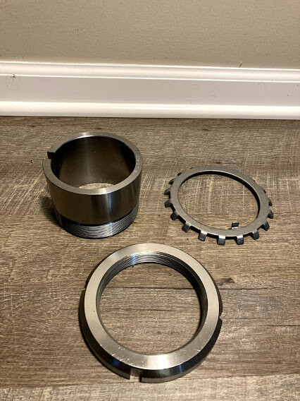 AN20 Series Bearing Lock Nut – 3.918-12 in Thread Size, 5-3/16 in OD, 4.813 in