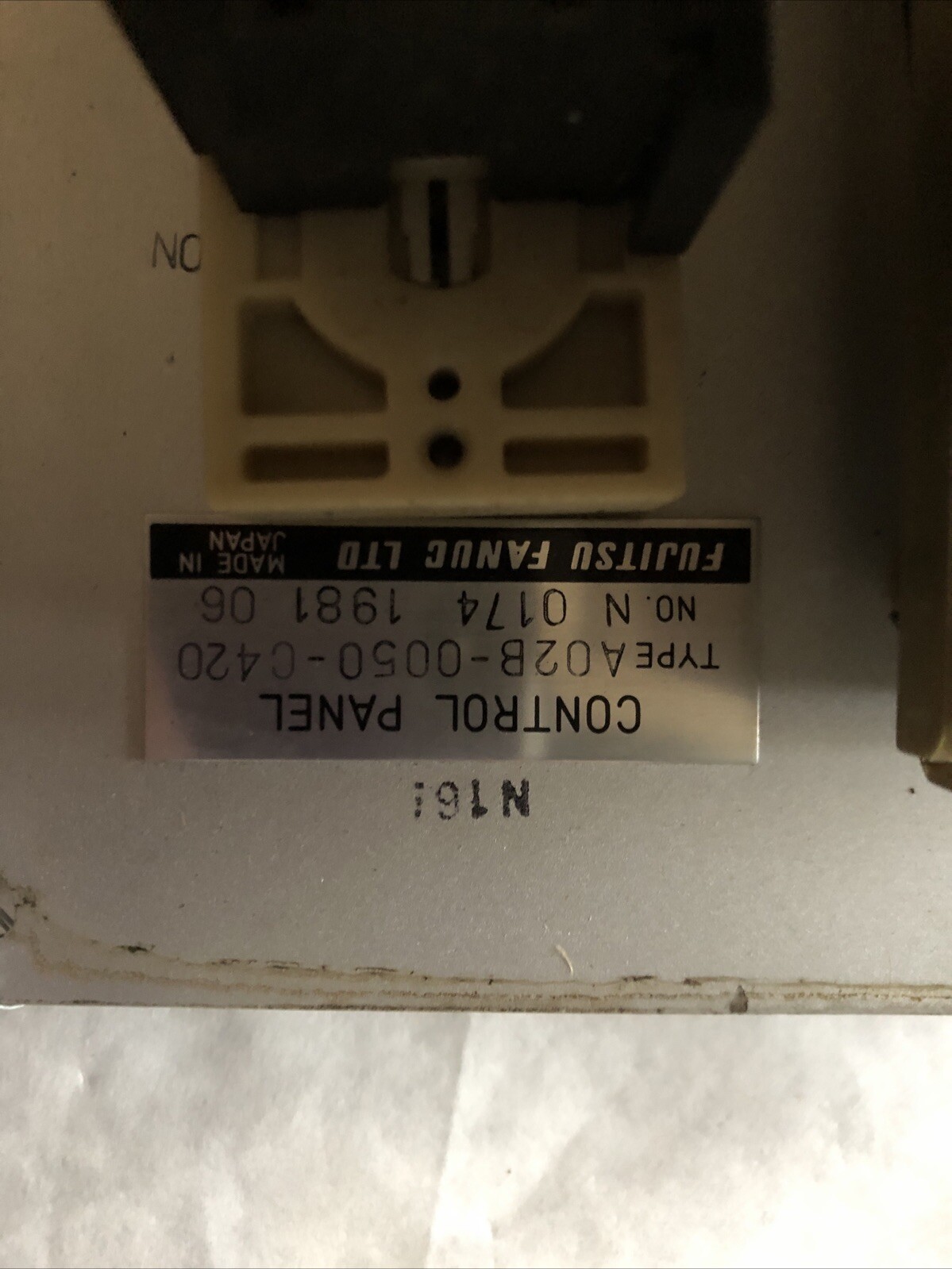 FANUC A02B-0050-C420 CONTROL PANEL,SYSTEM 6T,A860-0200-T021,A61L-0001-0076,BOXAV