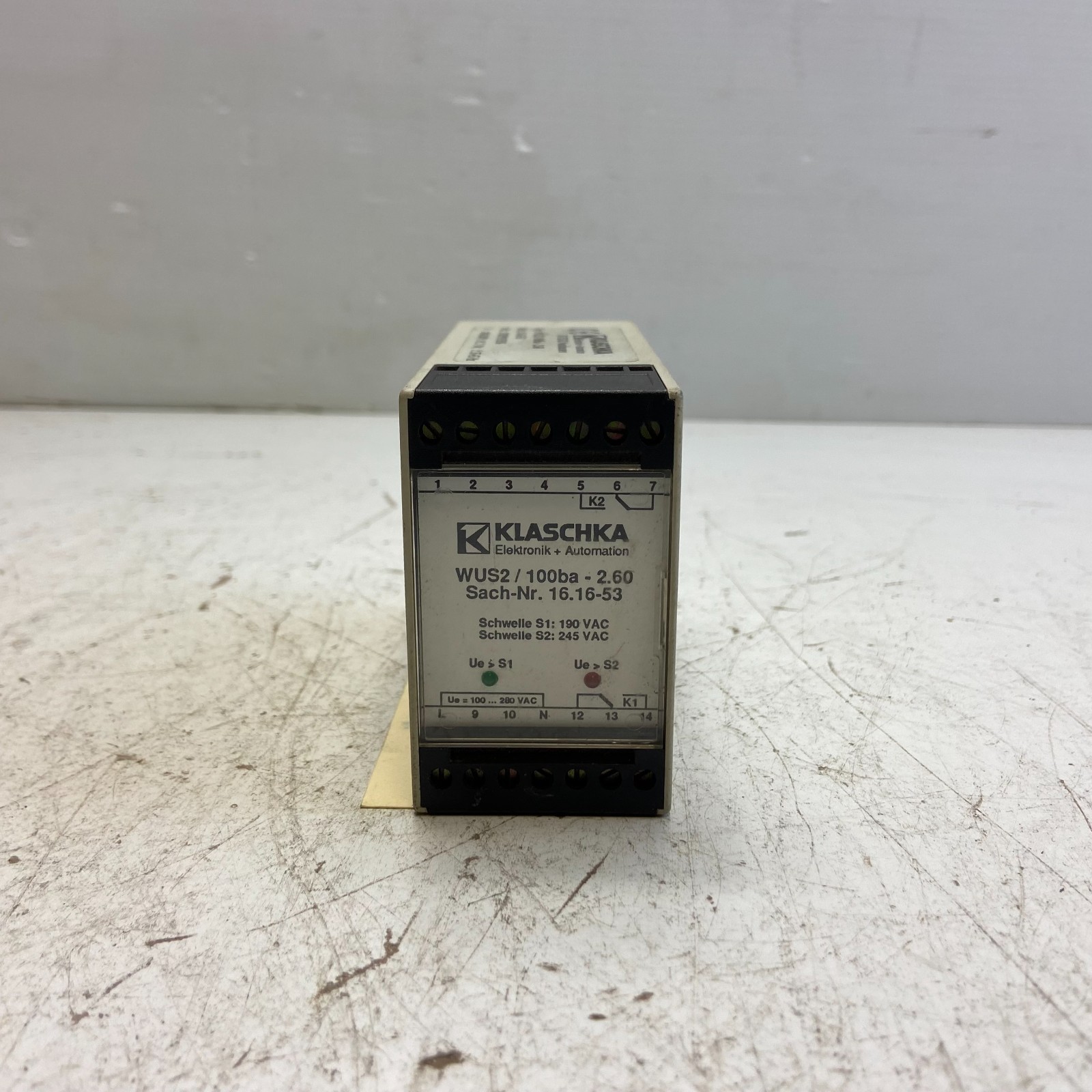 KLASCHKA D-75242 Timer Relay Delay Switch Type: WUS2/100BA – 2.60