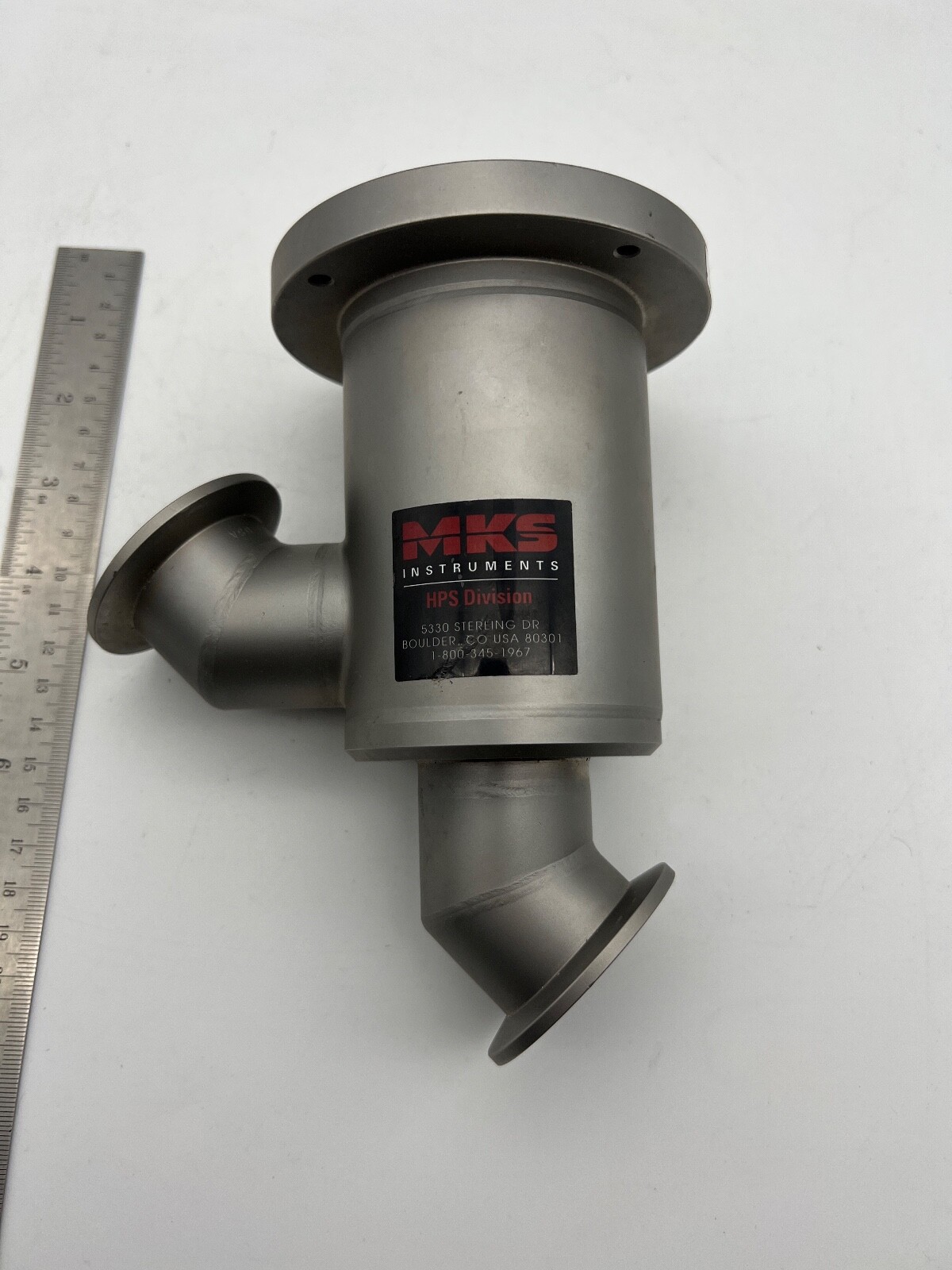 MKS HPS XFER MEV 11 ROUGH VLV Vacuum CVD PVD Pneumatic Valve Fitting Boulder USA