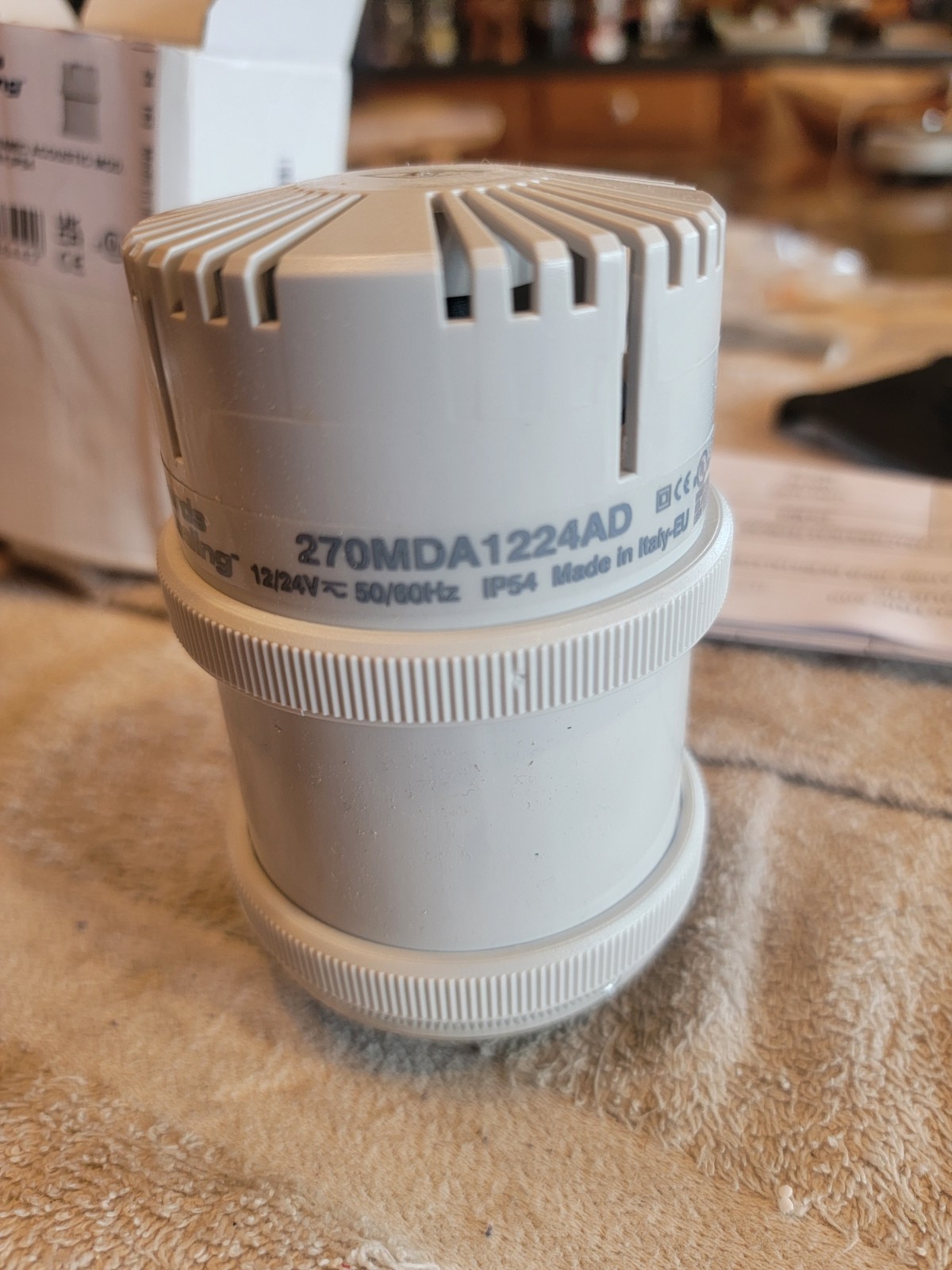 Edwards Signaling 270MDA1224AD Tower Light Sounder Tier, 12 To 24V Ac, IP54