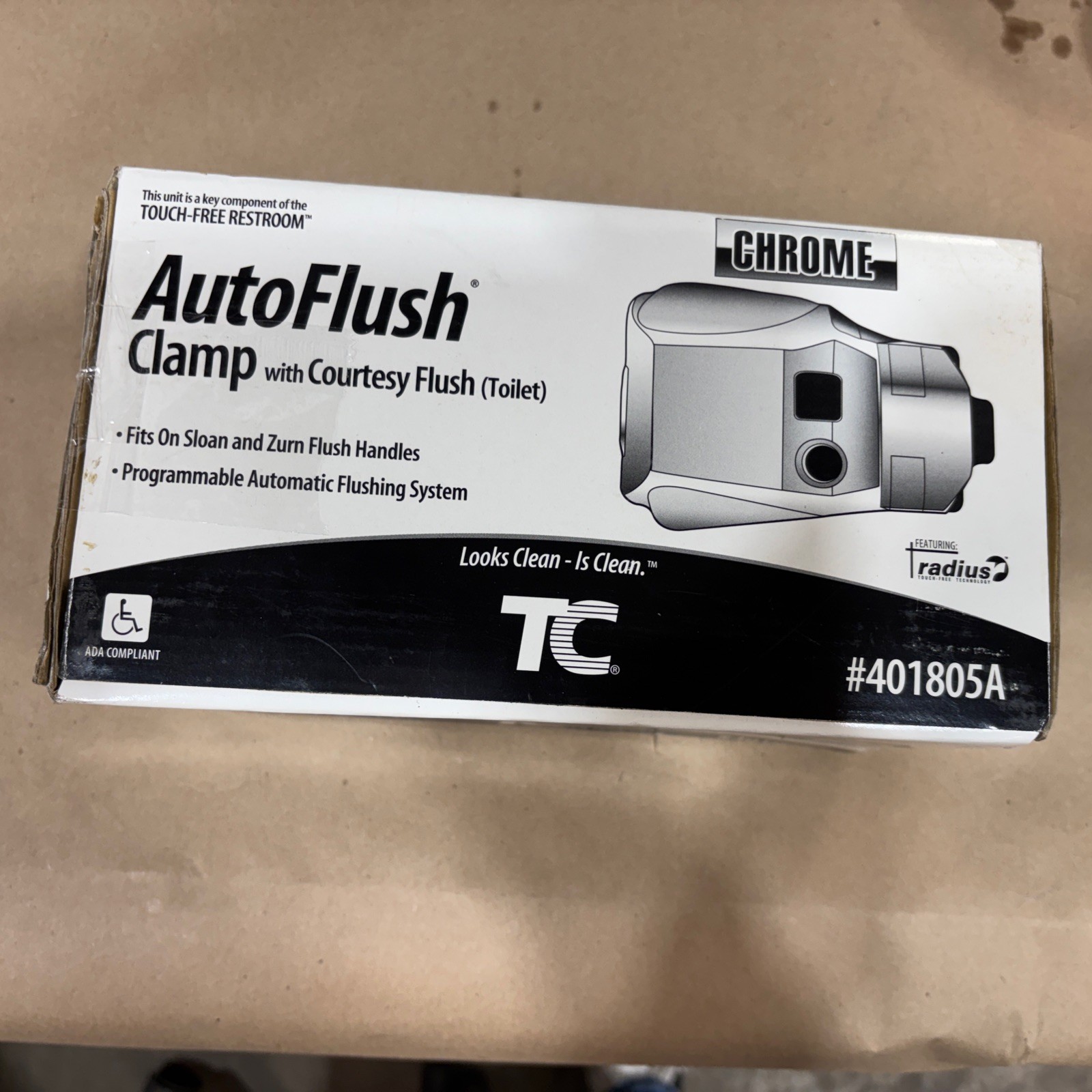 Technical Concepts TC AutoFlush W/Courtesy Flush Chrome #401805A