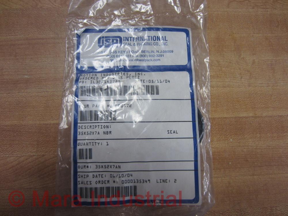 ISP 35X52X7AN Oil Seal 35mm 52mm 7mm