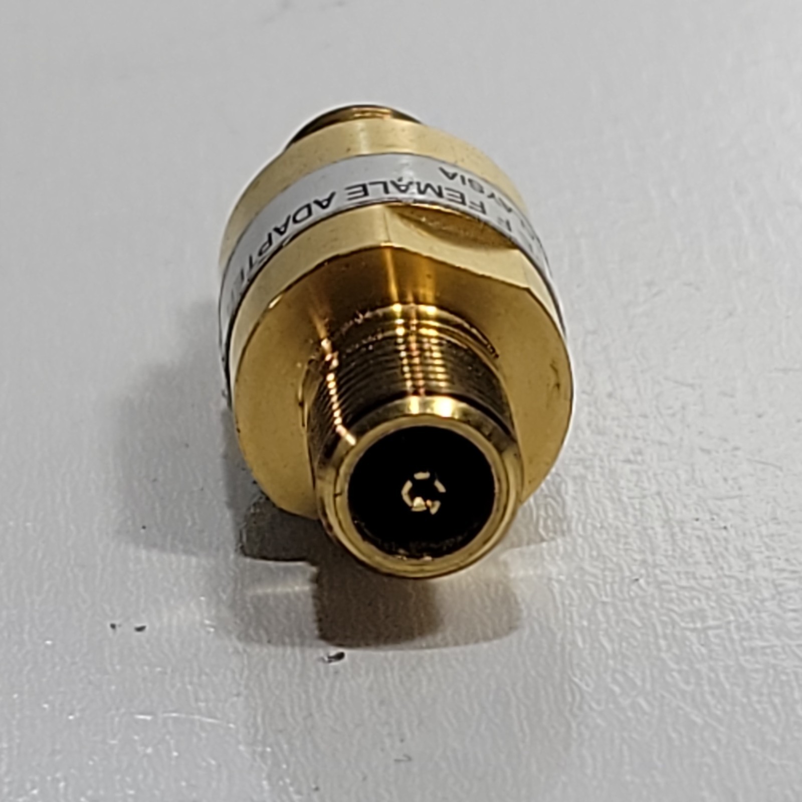 Agilent 85039-60002 Type F Femal Adaptor Brass Calibration Accessory Module