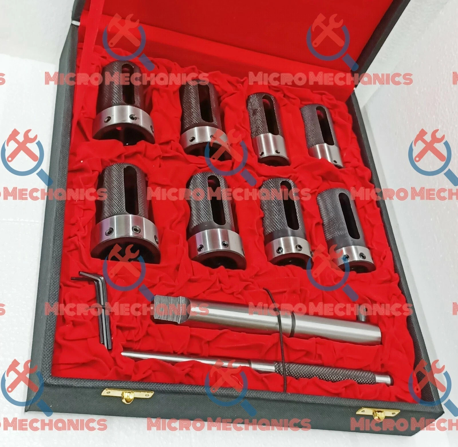 MT3 Lathe Tailstock Die Holder Set Floating Type 3MT Shank Lathe Threading Kit